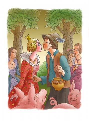 The Swineherd Kisses rincess