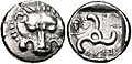 DYNASTS of LYCIA. Perikles. Circa 380-360 BC lion.jpg