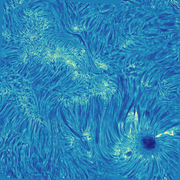 Active region in the chromosphere - H I 6563 Å.png