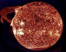 Skylab ultraviolet view of a solar prominence (7461902).jpg