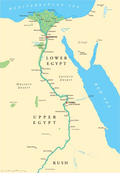 Map of Ancient Egypt