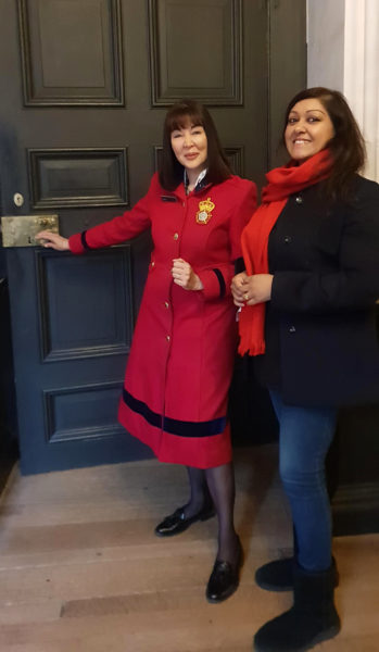 The Door to Henry VIII's private prayer room in chapel at Hampton Court (Haunted Gallery)